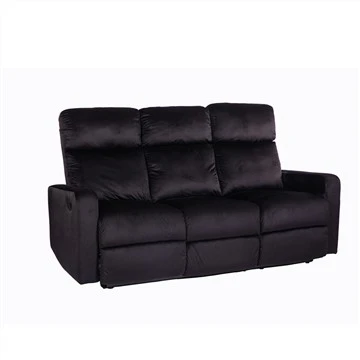 Sekcionálna pohovka Recliner z Velvet Fabric