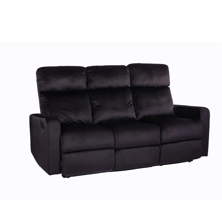 Sekcionálna pohovka Recliner z Velvet Fabric