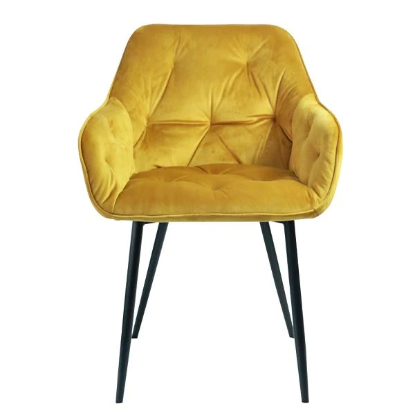 Velvet Fabric Jedálenská stolička Kreslo Obývacia izba